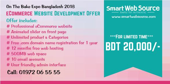 ecommerce website development offer in bangladesh
